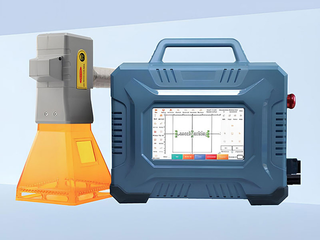 20W 30W 50W 핸드 헬드 휴대용 레이저 마킹 머신 금속 표시