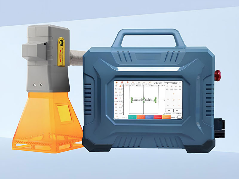 20W 30W 50W 핸드 헬드 휴대용 레이저 마킹 머신 금속 표시