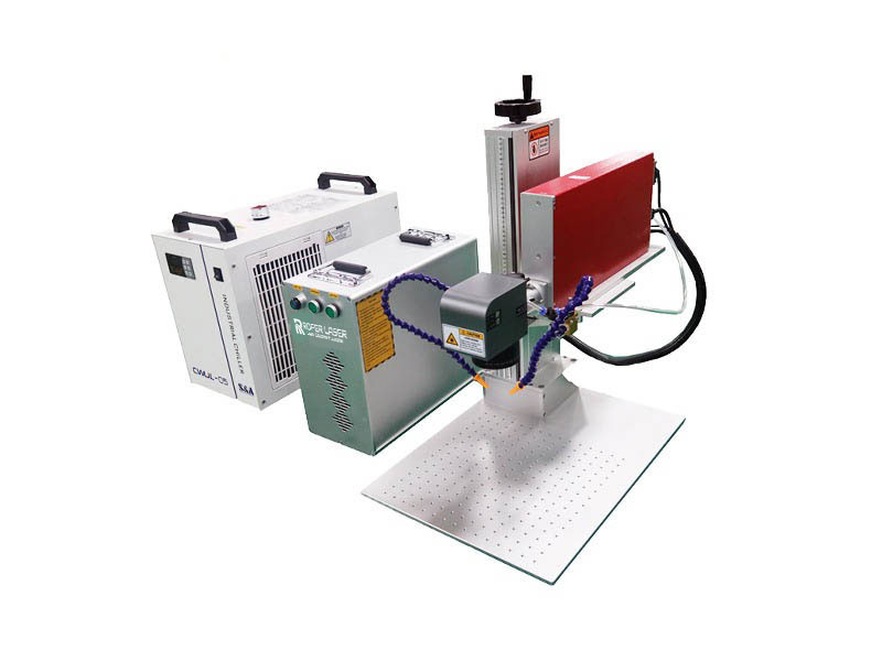 JPT MOPA M8 100W 섬유 레이저 유리 드릴링 커팅 머신