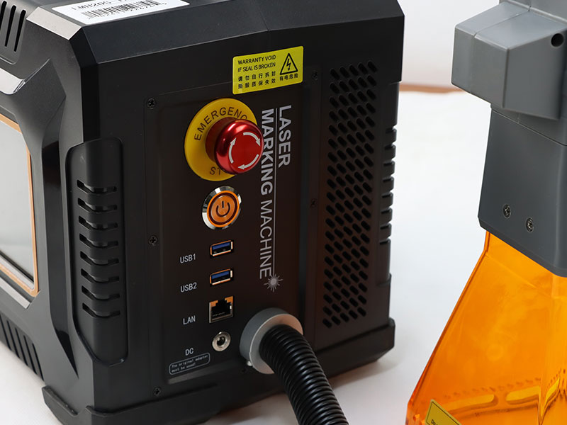 20W 30W 50W 핸드 헬드 휴대용 레이저 마킹 머신 금속 표시