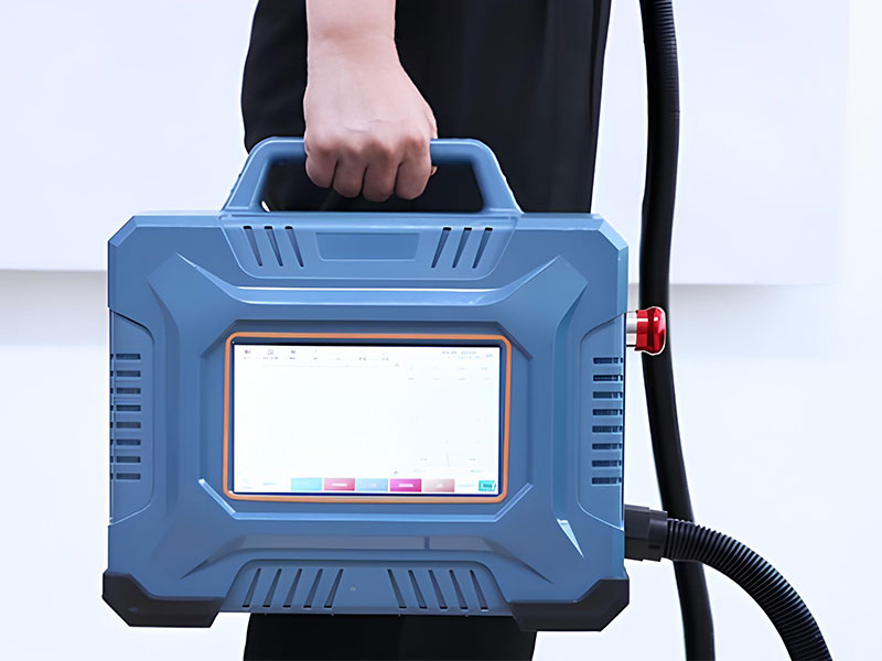 20W 30W 50W 핸드 헬드 휴대용 레이저 마킹 머신 금속 표시